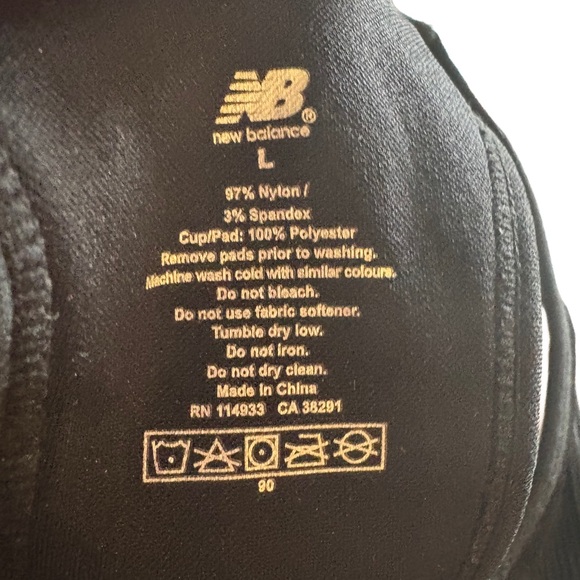 🏃‍♀️ New Balance Ribbed Sports Bra – Size L - Picture 2 of 2